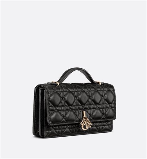 black miss dior bag|christian Dior Miss Dior bag.